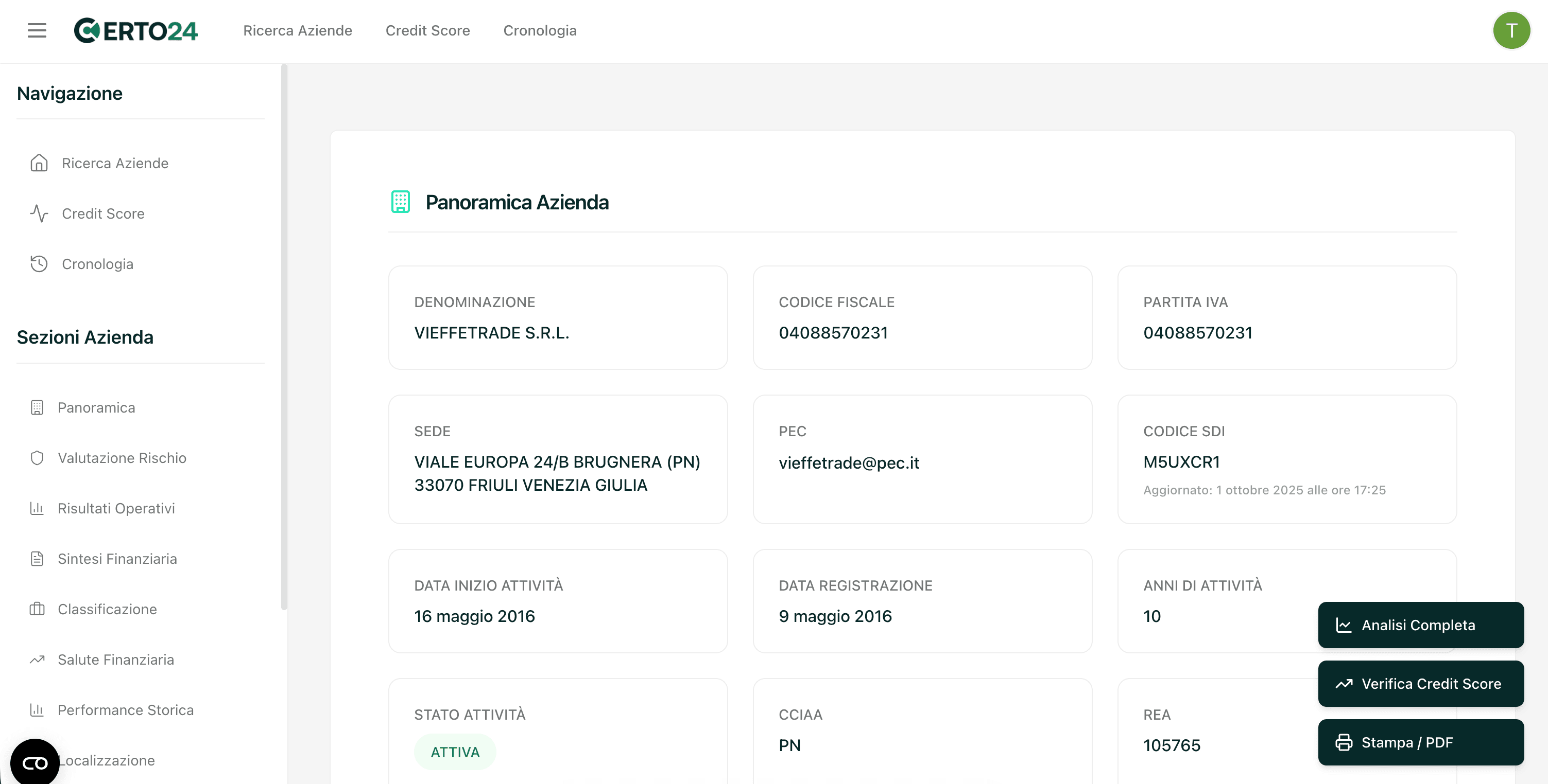 Certo24 screenshot 3